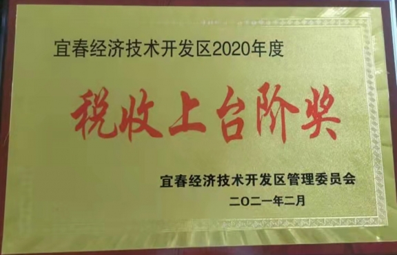 2020年度 税收上台阶奖